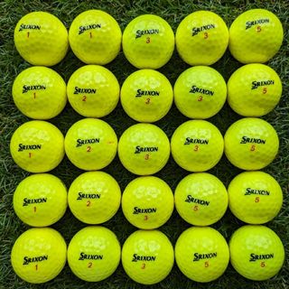 スリクソン(Srixon)のスリクソンDISTANCEイエロー　ロストボール25球(その他)