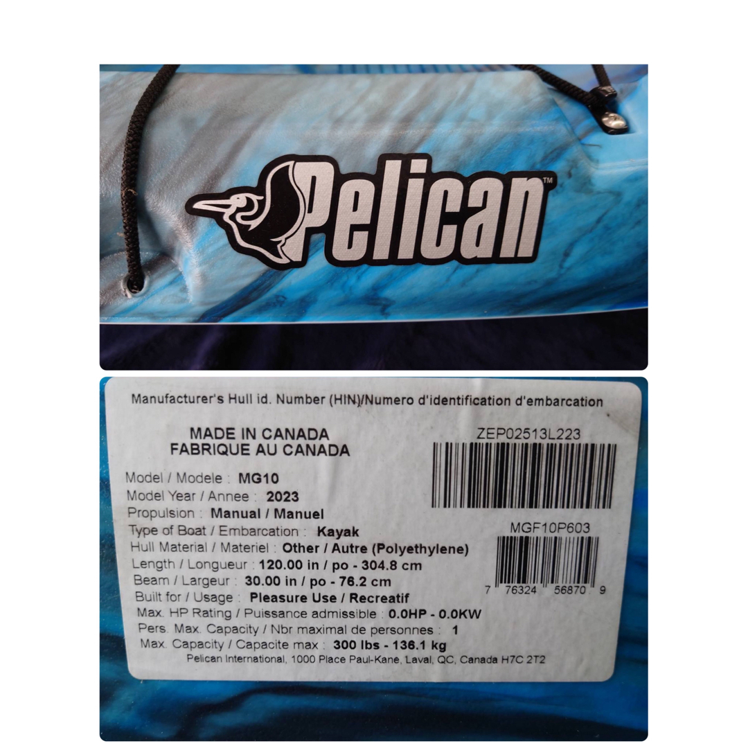 ペリカン Pelican カヤック 100XP 2023年モデル アウトドア