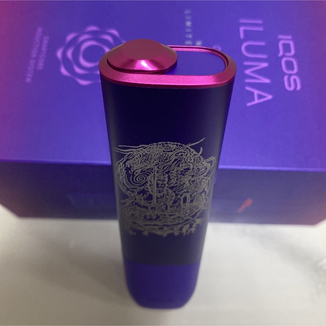 iQOS ILUMAONE アイコス イルマワン レーザー加工 不動明王 龍 紫