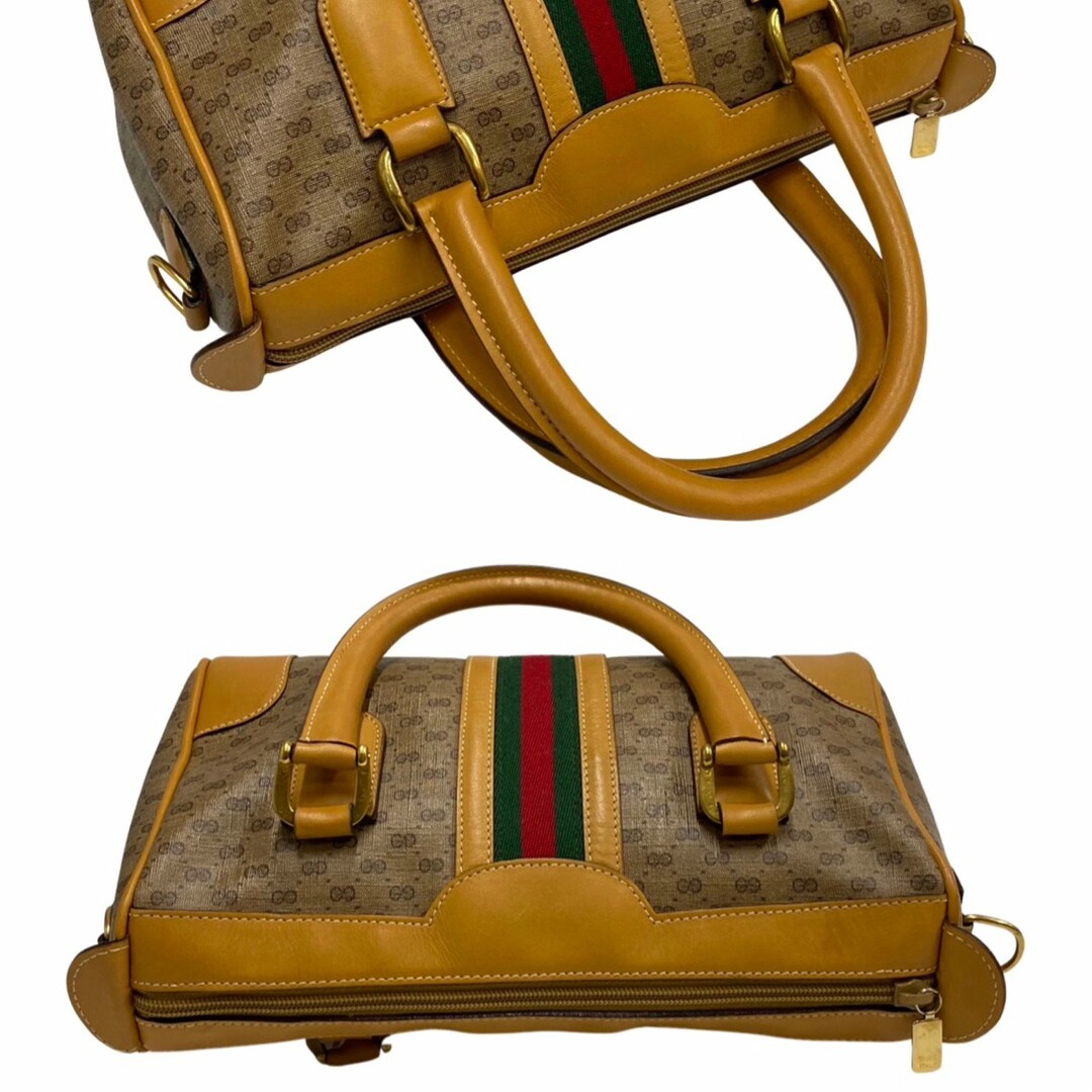 極 美品 GUCCI オールド グッチ シェリーライン 2way バッグ 付属品-