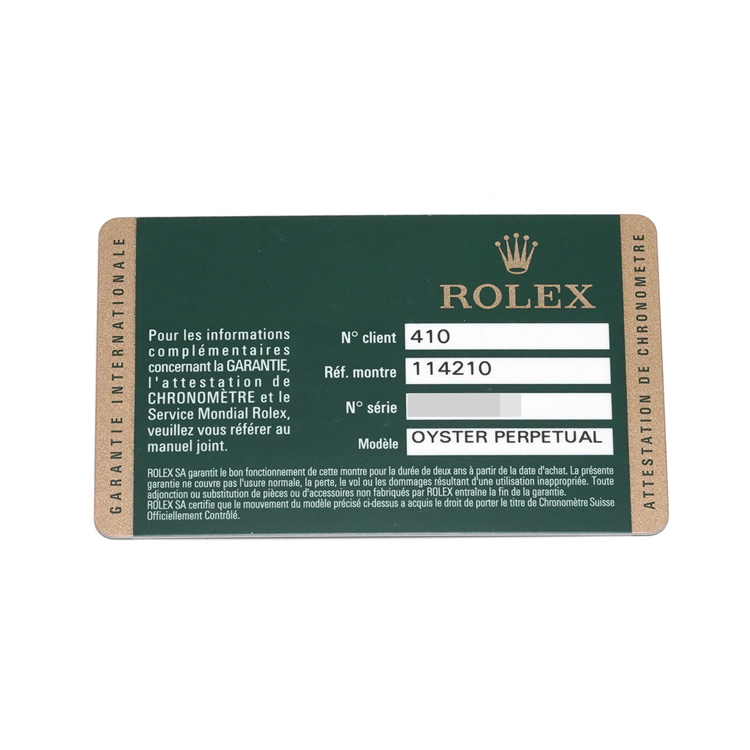 ロレックス ROLEX 114210 M番(2008年頃製造) シルバー メンズ 腕時計