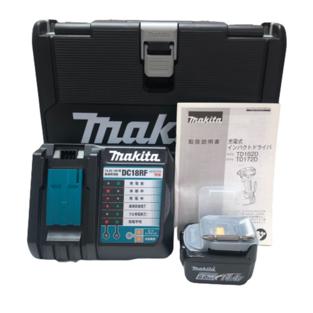 Makita(マキタ)の◇◇MAKITA マキタ インパクトドライバ 付属品完備 14.4v TD162DRGX ブルー インテリア/住まい/日用品の文房具(その他)の商品写真