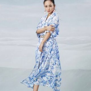 エイチアンドエム(H&M)の「安室奈美恵x H＆M」コラボ　第一弾　ワンピース　S(ロングワンピース/マキシワンピース)