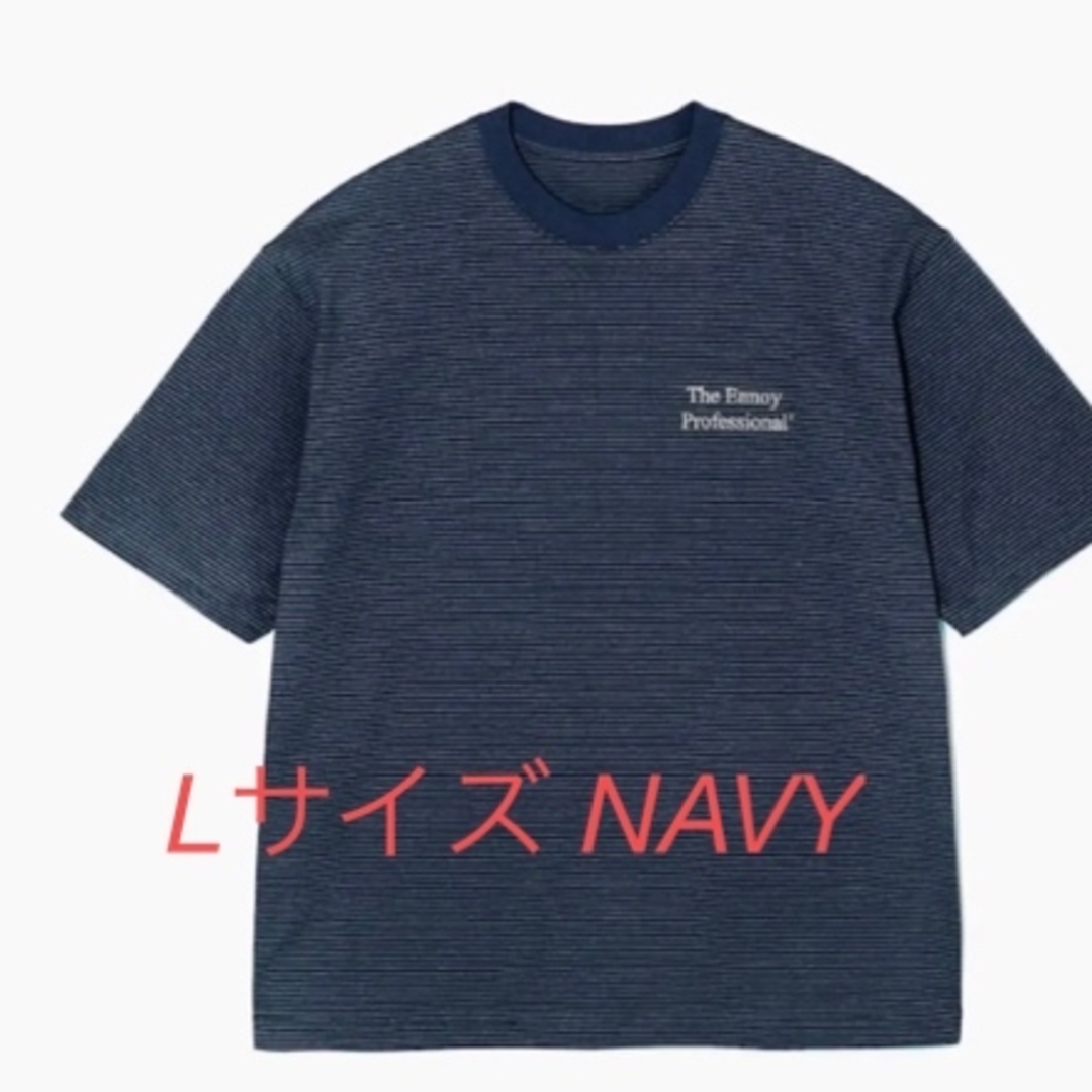 エンノイ　ennoy ボーダーTシャツ ネイビー × ホワイト 半袖 navy