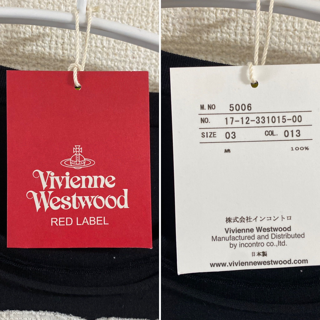 【新品未着用】ヴィヴィアンウエストウッド size03 オーブTシャツ 黒 5