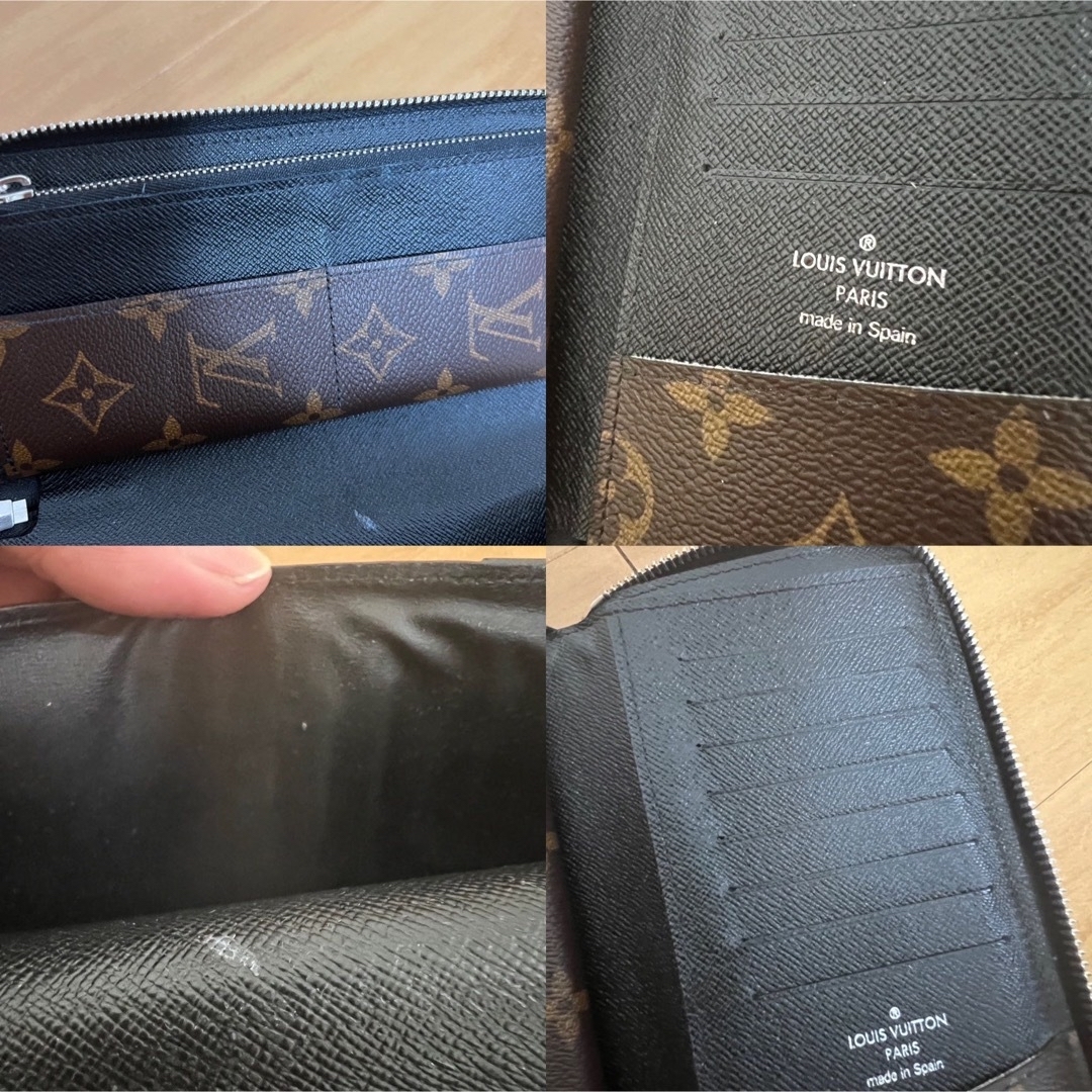 LOUIS VUITTON(ルイヴィトン)のルイヴィトン モノグラムマカサー ジッピーウォレット ヴェルティカル 財布 メンズのファッション小物(長財布)の商品写真