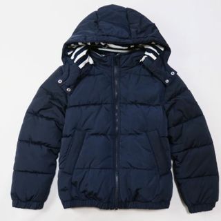 プチバトー(PETIT BATEAU)のプチバトー 中綿ブルゾン　PETIT BATEAU フードジャケット(ジャケット/上着)