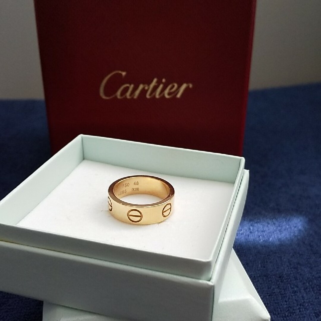 カルティエ Cartier ラブ #55 リング K18 PG ピンクゴールド 750 指輪 VLP 90197287
