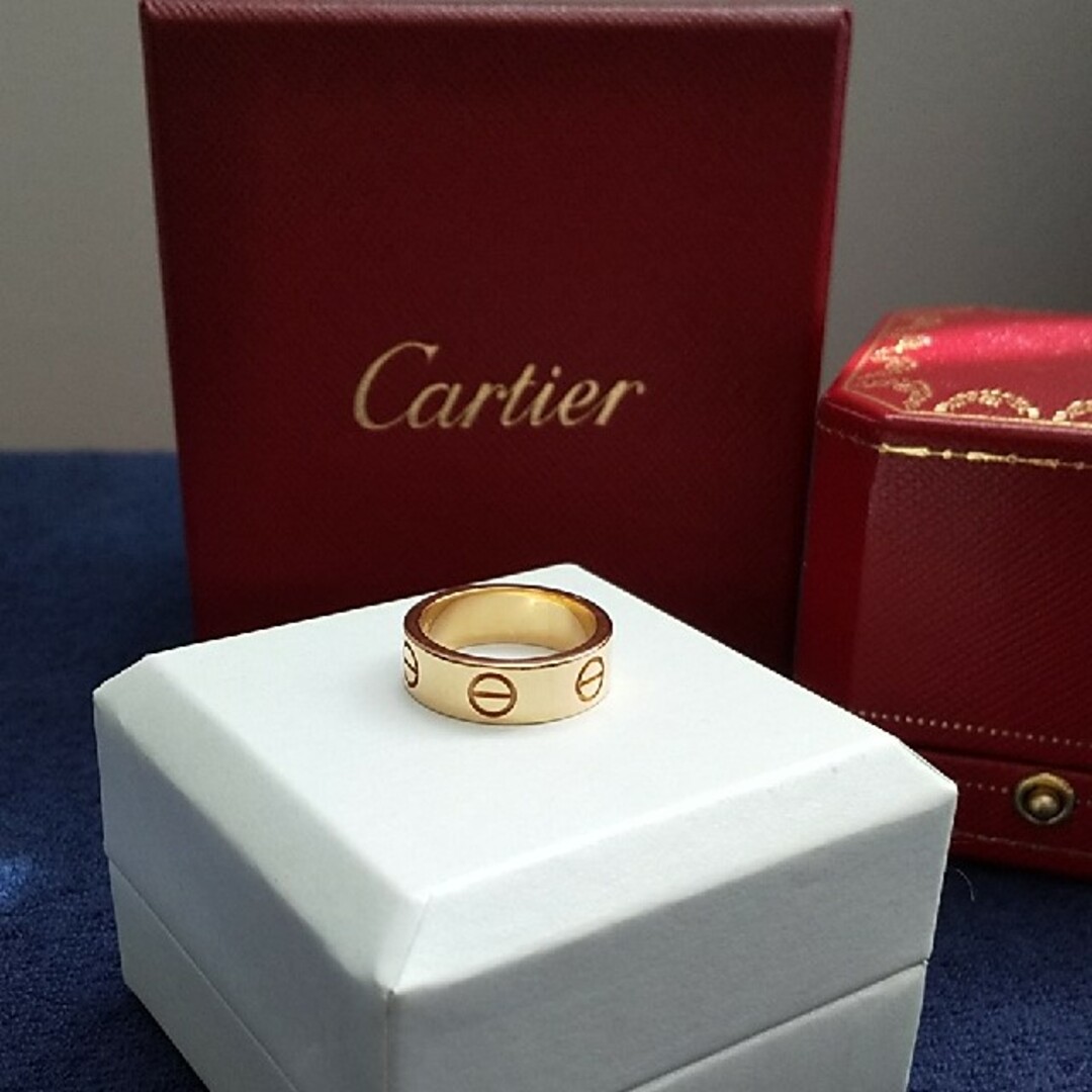 カルティエ CARTIER ラブリング #46 リング 指輪 6号 18金 K18ホワイトゴールド レディース