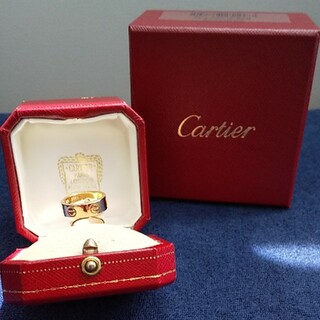 カルティエ(Cartier)のカルティエ K18ピンクゴールド ラブリング【48】(リング(指輪))