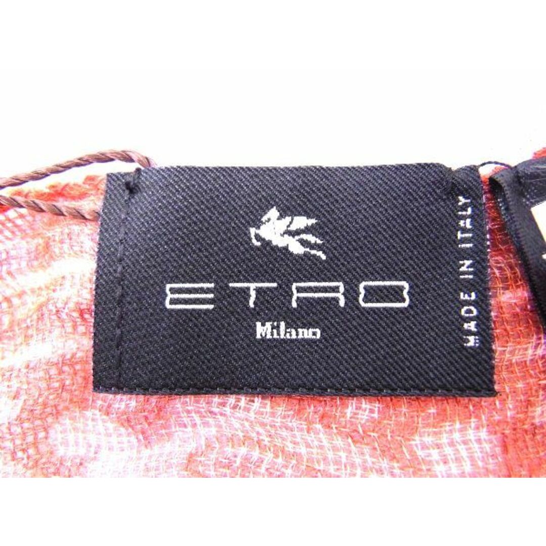 □新品□未使用□ ETRO エトロ レーヨン×ウール ペイズリー柄 ストール