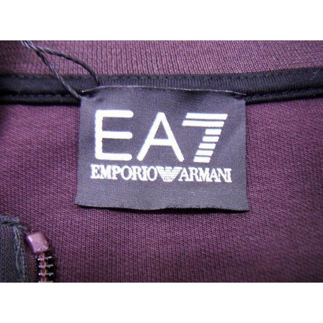 未使用△正規品 19SS EMPORIO ARMANI エンポリオアルマーニ 総柄 ポリエステル×コットン パーカー/プルオーバー ブルーグレー系 S メンズ