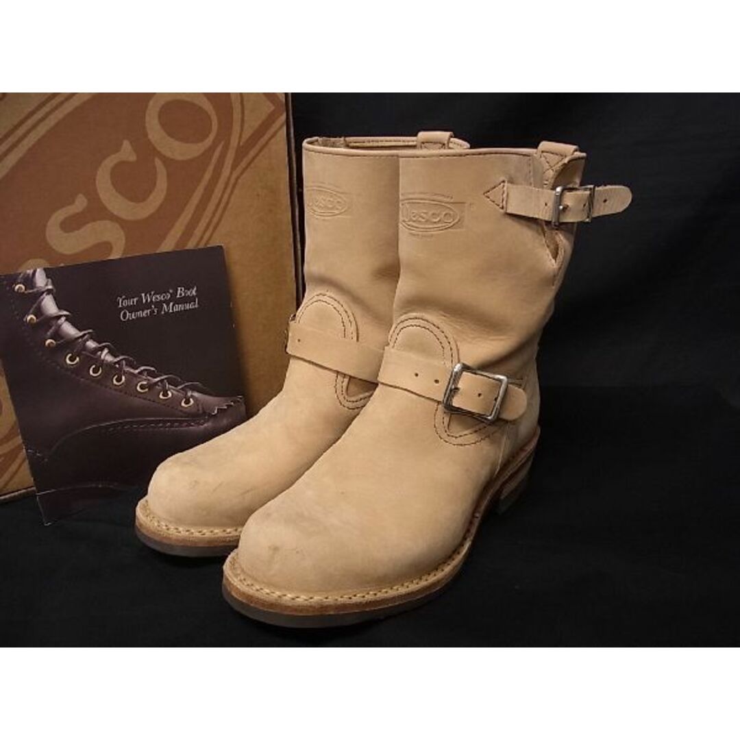 □極美品□ Wesco ウエスコ ボス スエード エンジニアブーツ サイズ 7