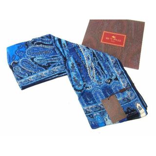 新品 未使用 ETRO エトロ シルク100% ペイズリー柄 スカーフ 新品 未使用 ETRO エトロ シルク100% ペイズリー柄 スカーフ