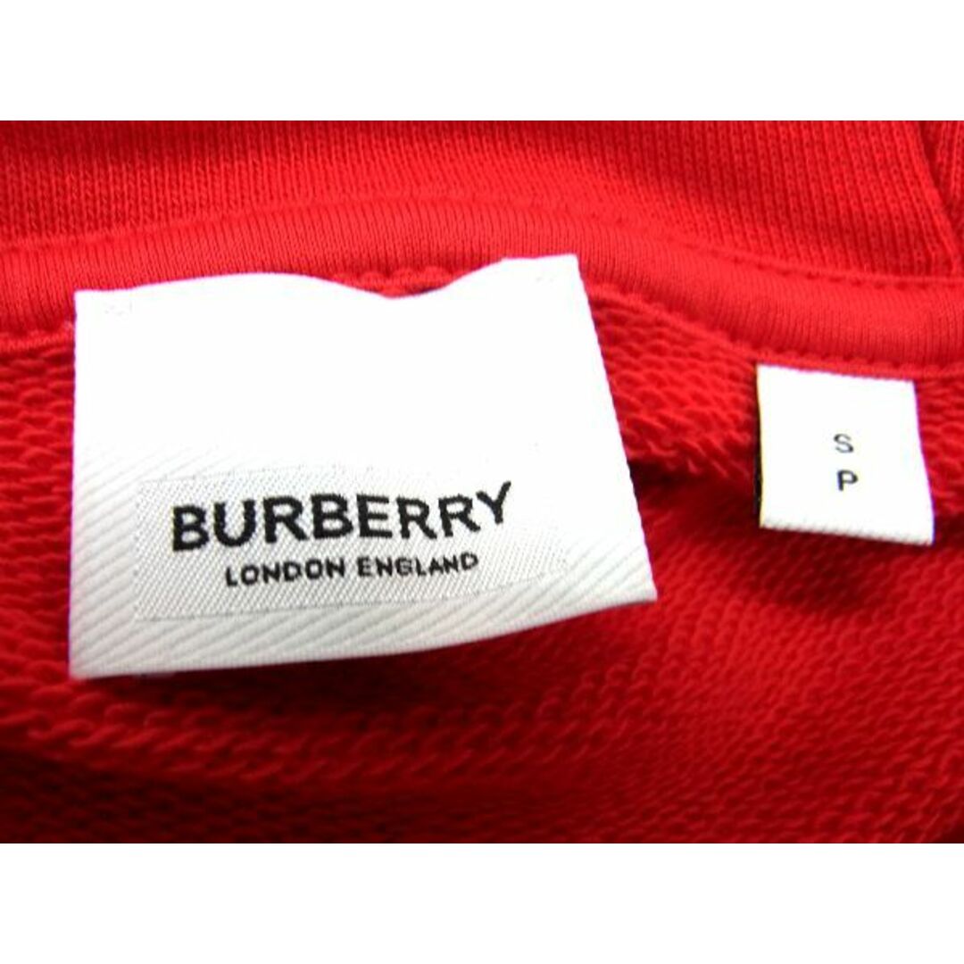 BURBERRY(バーバリー)の■極美品■ BURBERRY バーバリー コットン100％  パーカー 長袖 トップス サイズ S P 洋服 メンズ レディース レッド系 AN4068 メンズのトップス(パーカー)の商品写真