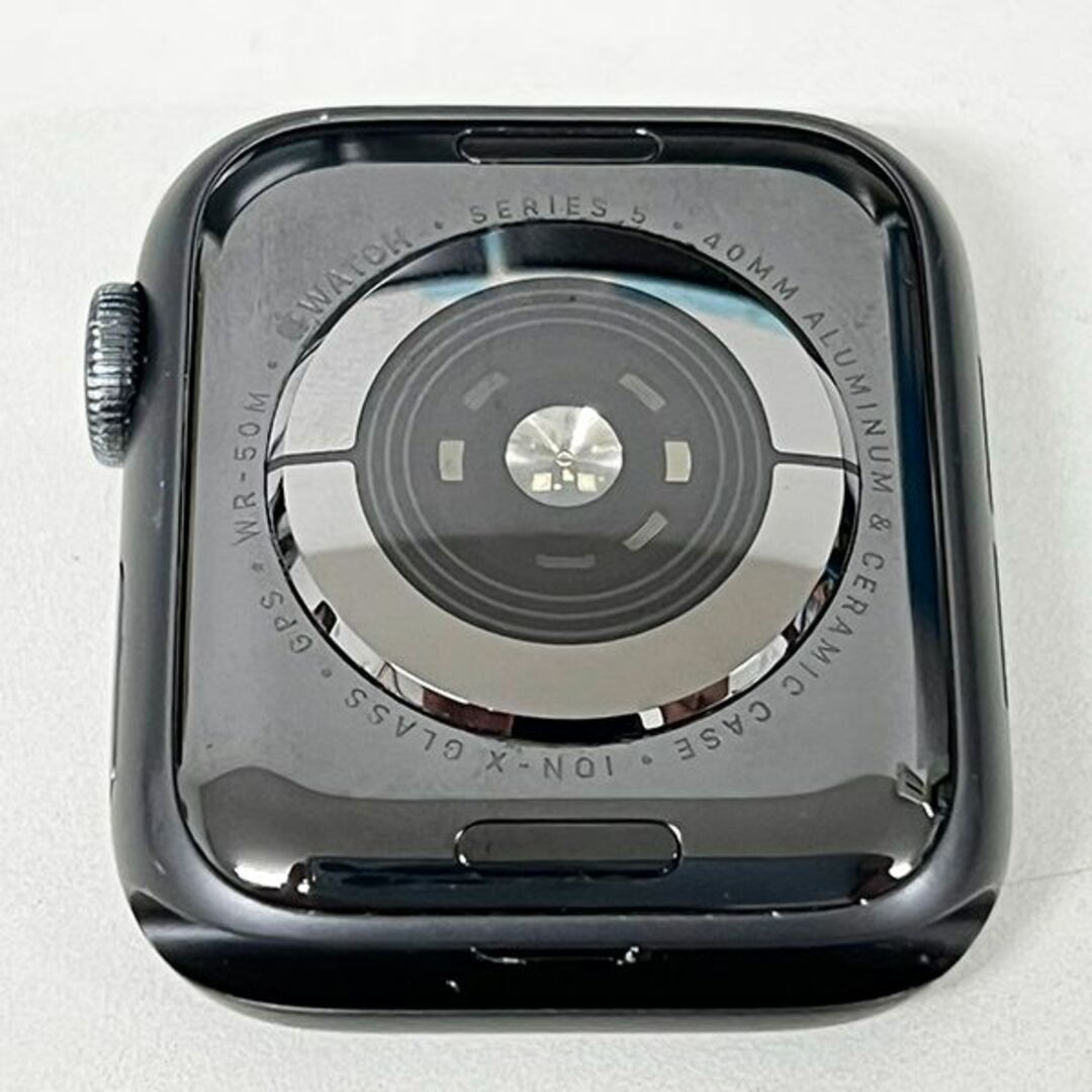 Apple Watch(アップルウォッチ)の【状態難アリ】AppleWatch5 40mm/GPSモデル/スペースグレイ スマホ/家電/カメラのスマホアクセサリー(その他)の商品写真