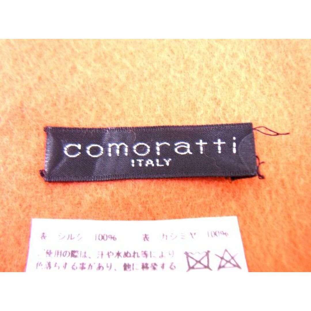 comoratti カシミヤ シルク リバーシブル マフラー