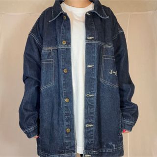 ショーンジョン(Sean John)のSeanJohn デニムジャケット インディゴ ワンポイント刺繍入り(Gジャン/デニムジャケット)