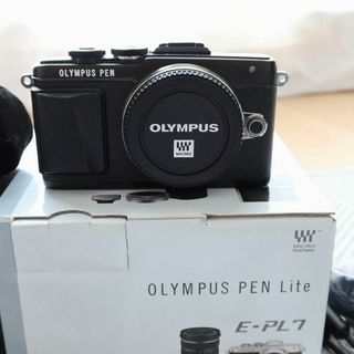 オリンパス(OLYMPUS)の【美品】OLYMPUS PEN Lite E-PL7 ボディ(ミラーレス一眼)