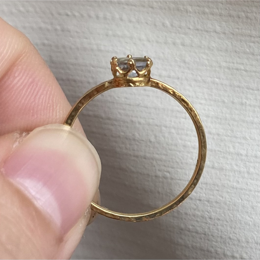 ブルーコーネルピン K18 0.275ct リング-