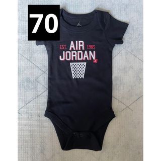 ジョーダン(Jordan Brand（NIKE）)の【未使用品】JORDAN rompersエアジョーダン ロンパース 70-80(ロンパース)