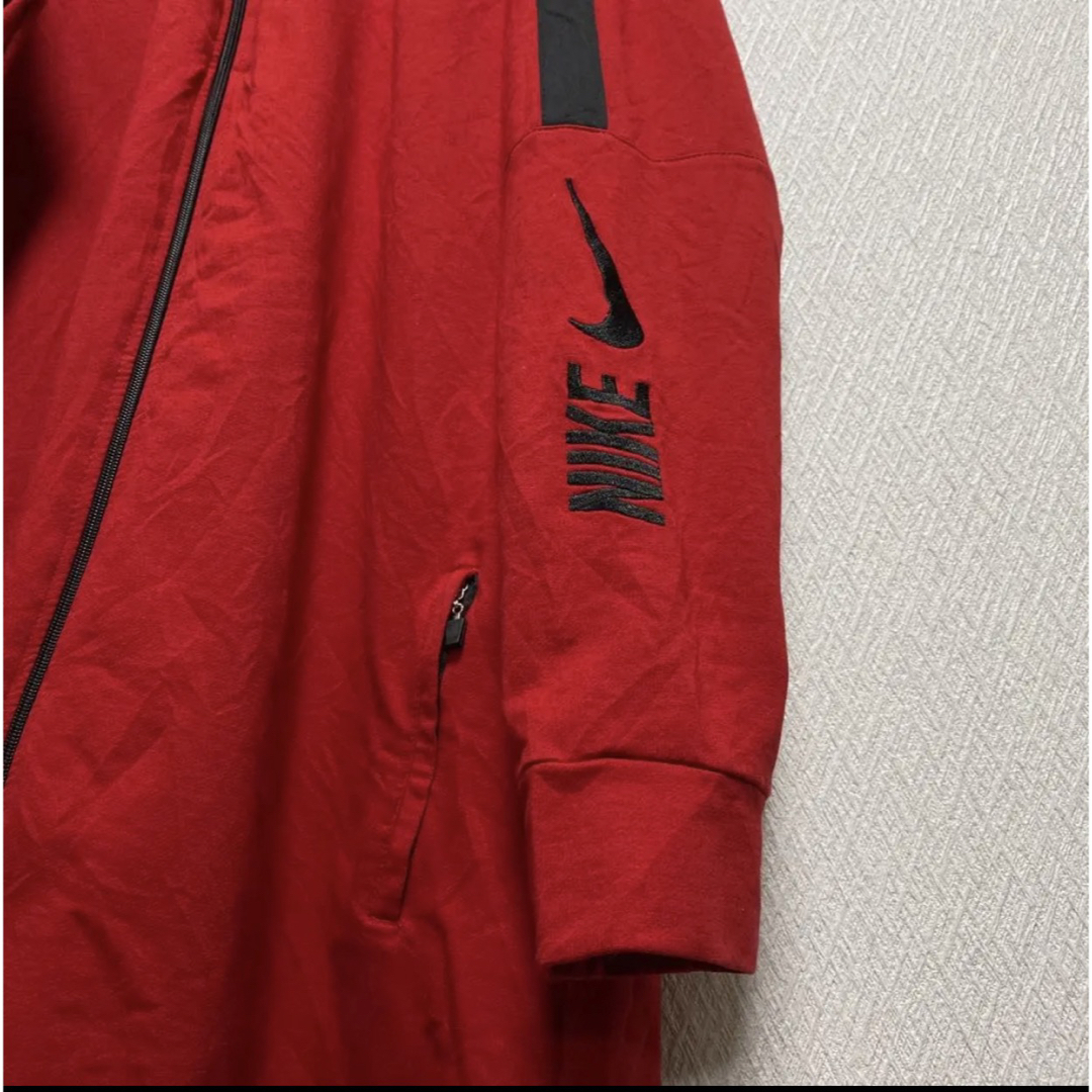 NIKE(ナイキ)のNIKE ナイキ 長袖 ワンピース 風 刺繍 ワンポイント XL レディースのワンピース(ひざ丈ワンピース)の商品写真