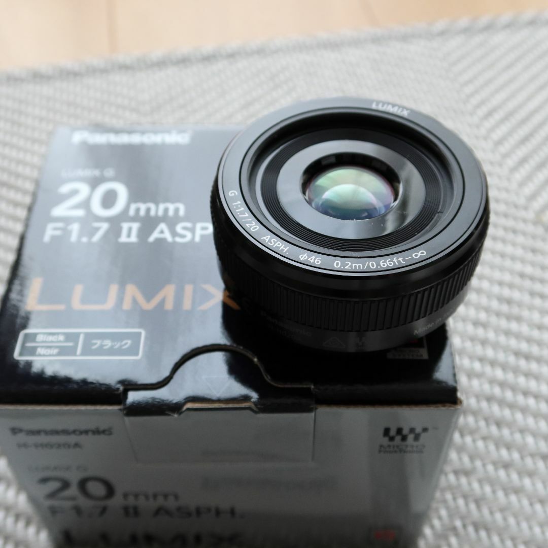 LUMIX G 20mm/F1.7 II ASPH. H-H020A-K-