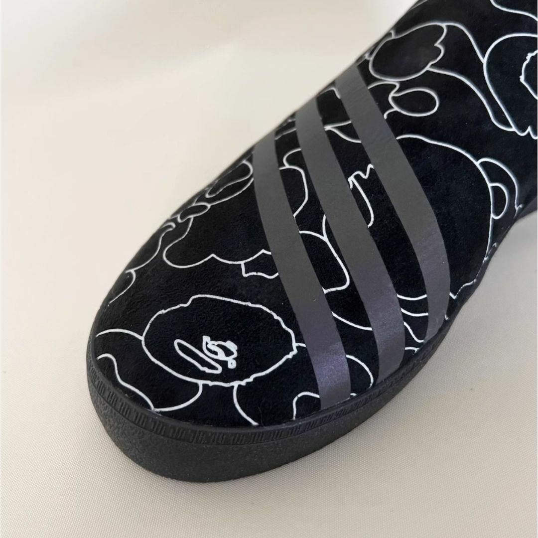 A BATHING APE(アベイシングエイプ)のBAPE X adidas コラボ スニーカー メンズ ブラック 27cm メンズの靴/シューズ(スニーカー)の商品写真