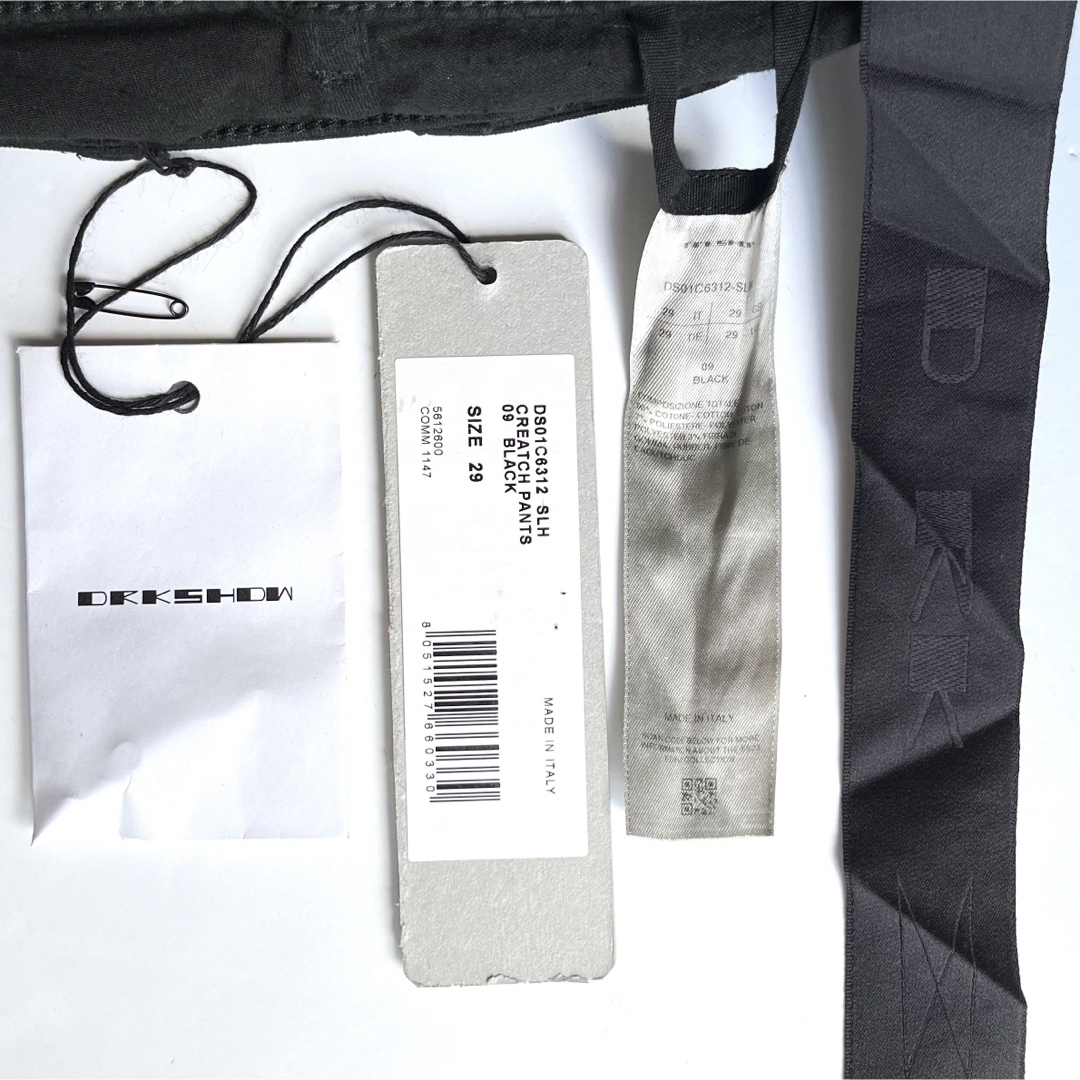 新品 RICK OWENS DRKSHDW CREATCH PANTS 29