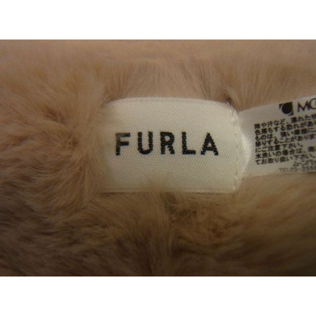 Furla(フルラ)の■新品■未使用■ FURLA フルラ ファー ティペット ストール マフラー 襟巻き 防寒具 レディース ピンクベージュ系 AK7635 レディースのファッション小物(マフラー/ショール)の商品写真