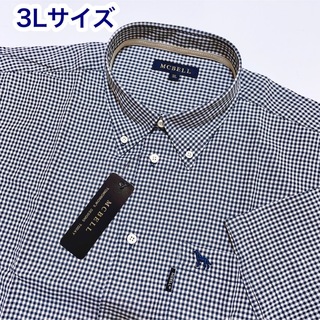 MCBELL ボタンダウンシャツ　半袖　3Lサイズ(シャツ)