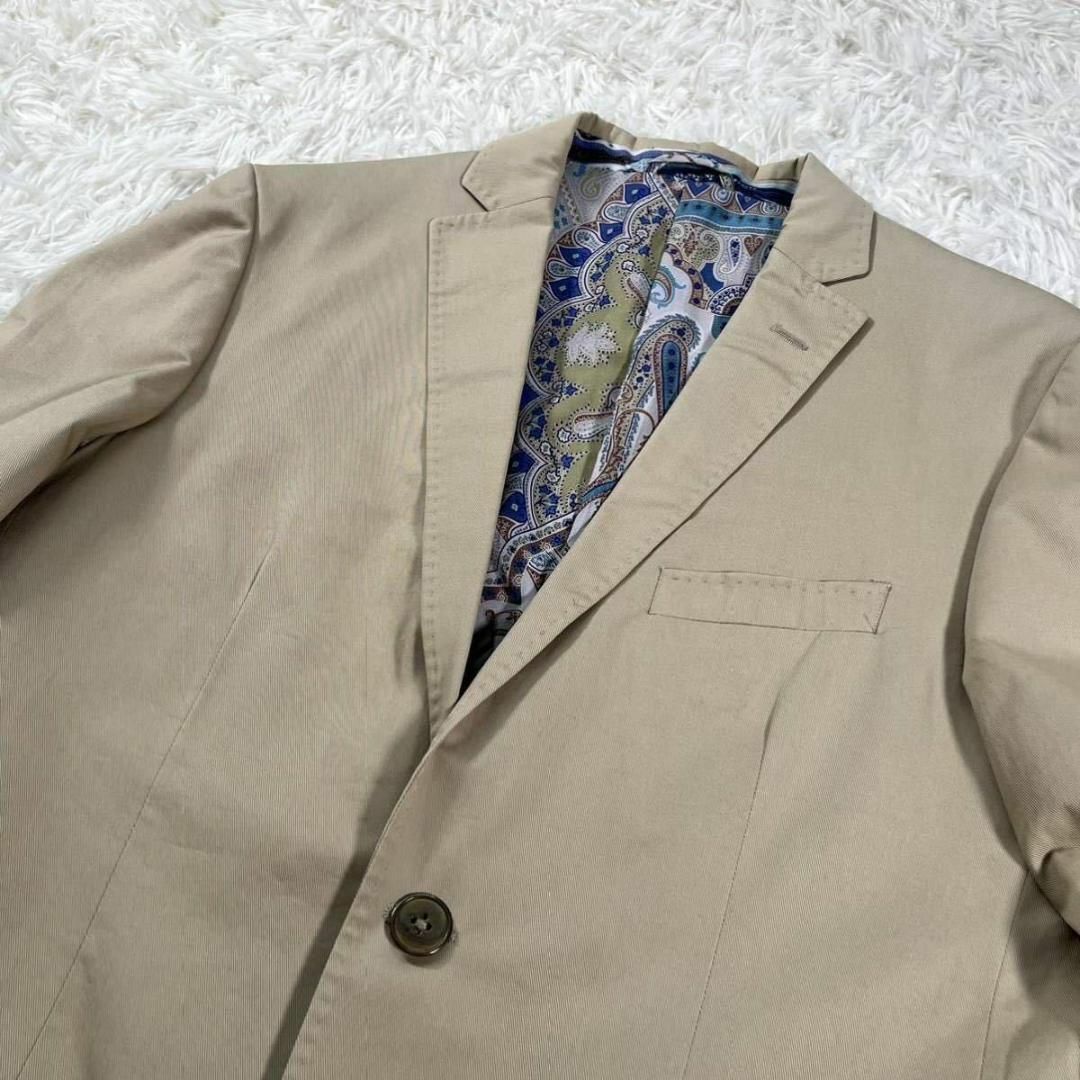 極美品】ETRO エトロ 2Bシングルテーラードジャケット シルク ペイズリー-