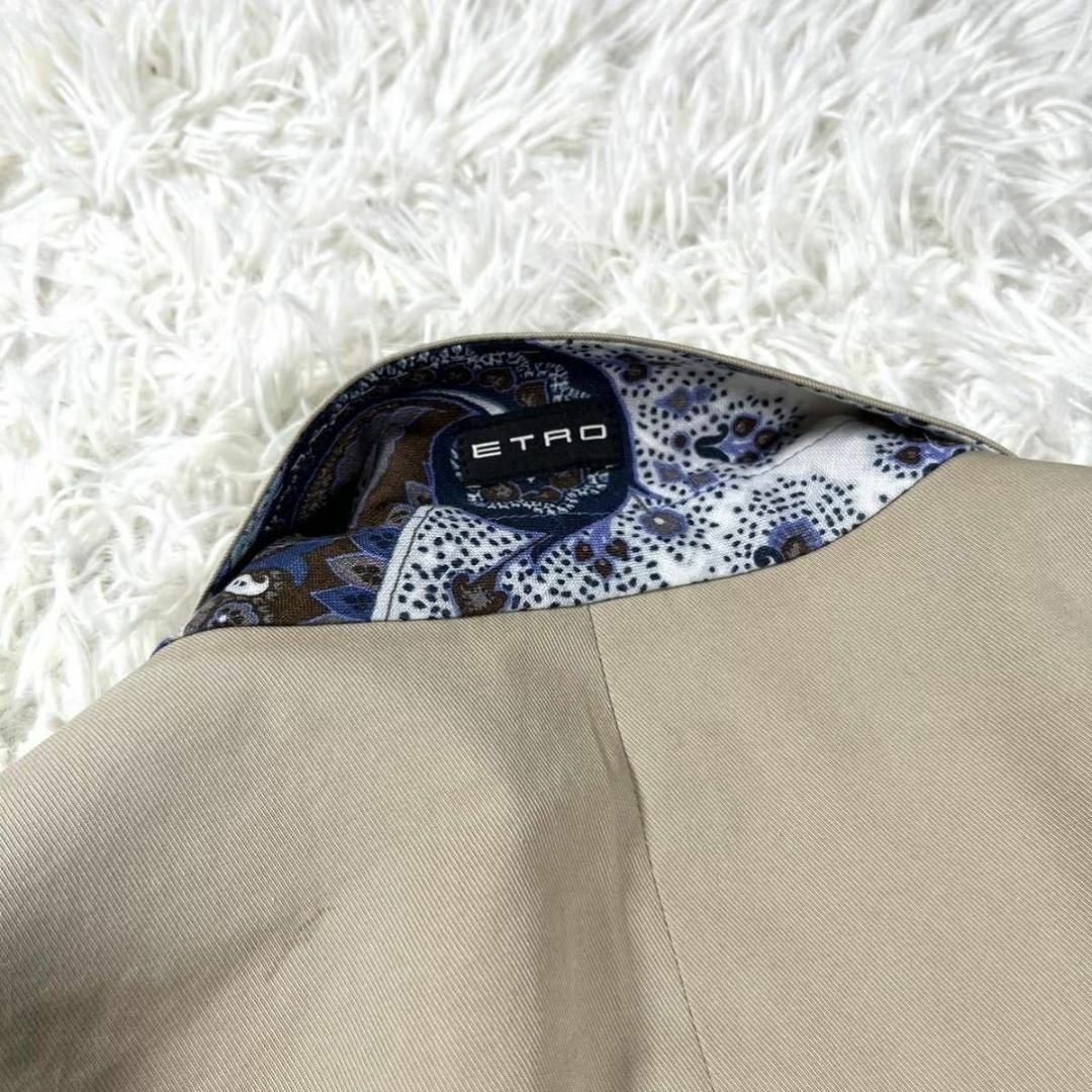 極美品】ETRO エトロ 2Bシングルテーラードジャケット シルク