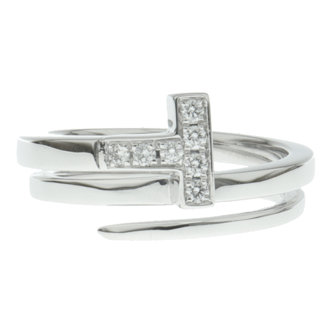 Tiffany & Co.(ティファニー)の (新品仕上げ済）ティファニー TIFFANY Tスクエア ラップ ダイヤ リング 指輪 K18 WG × ダイヤモンド 約13.5号 8924 レディースのアクセサリー(リング(指輪))の商品写真