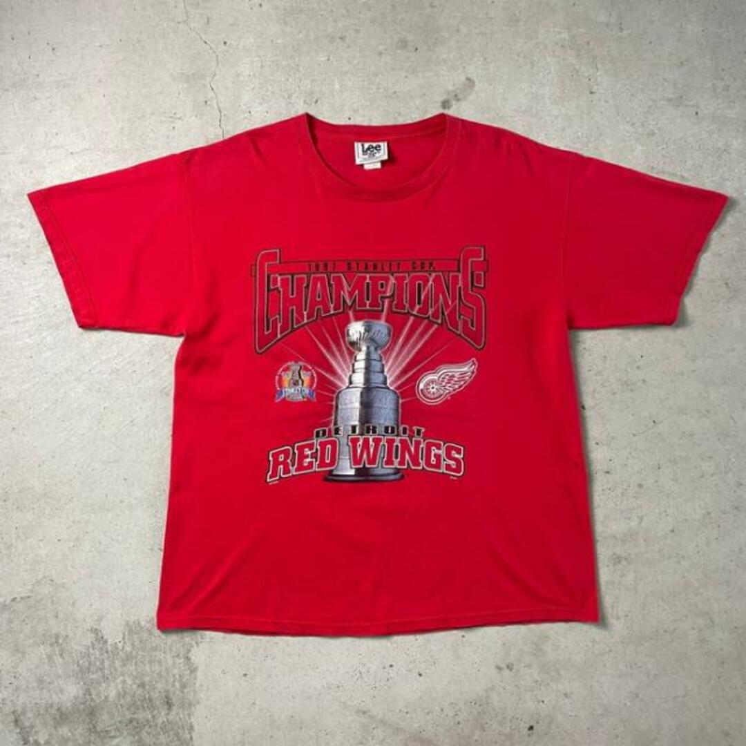 90's Lee リー　NHL レッドウイングス　チャンピオンシップ　Tシャツ