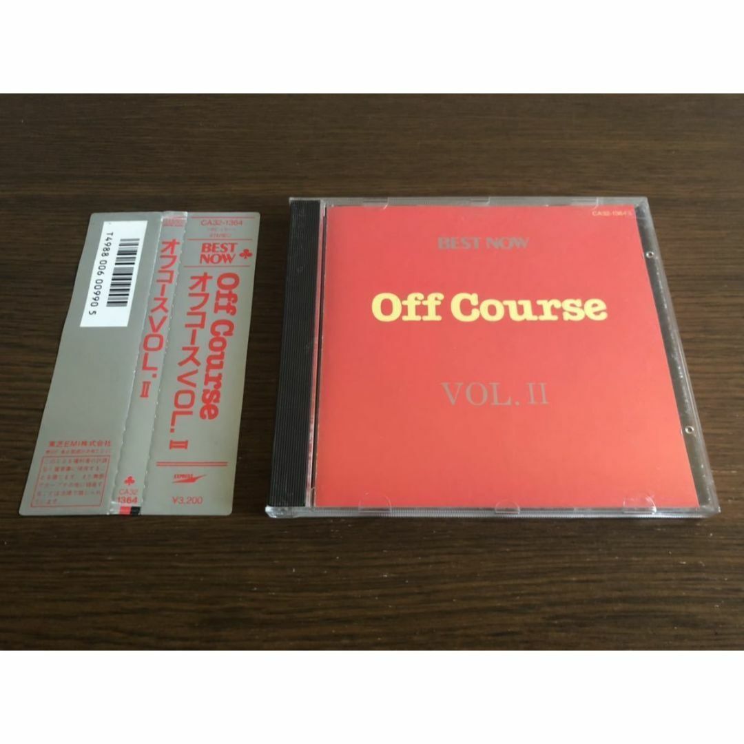 【角丸帯】「オフコースVOL.Ⅱ」旧規格 CA32-1364 消費税表記なし 帯 「ザ・ベスト・イヤー・オブ・マイ・ライフ」オフコース 旧規格 税表記なし 帯付属