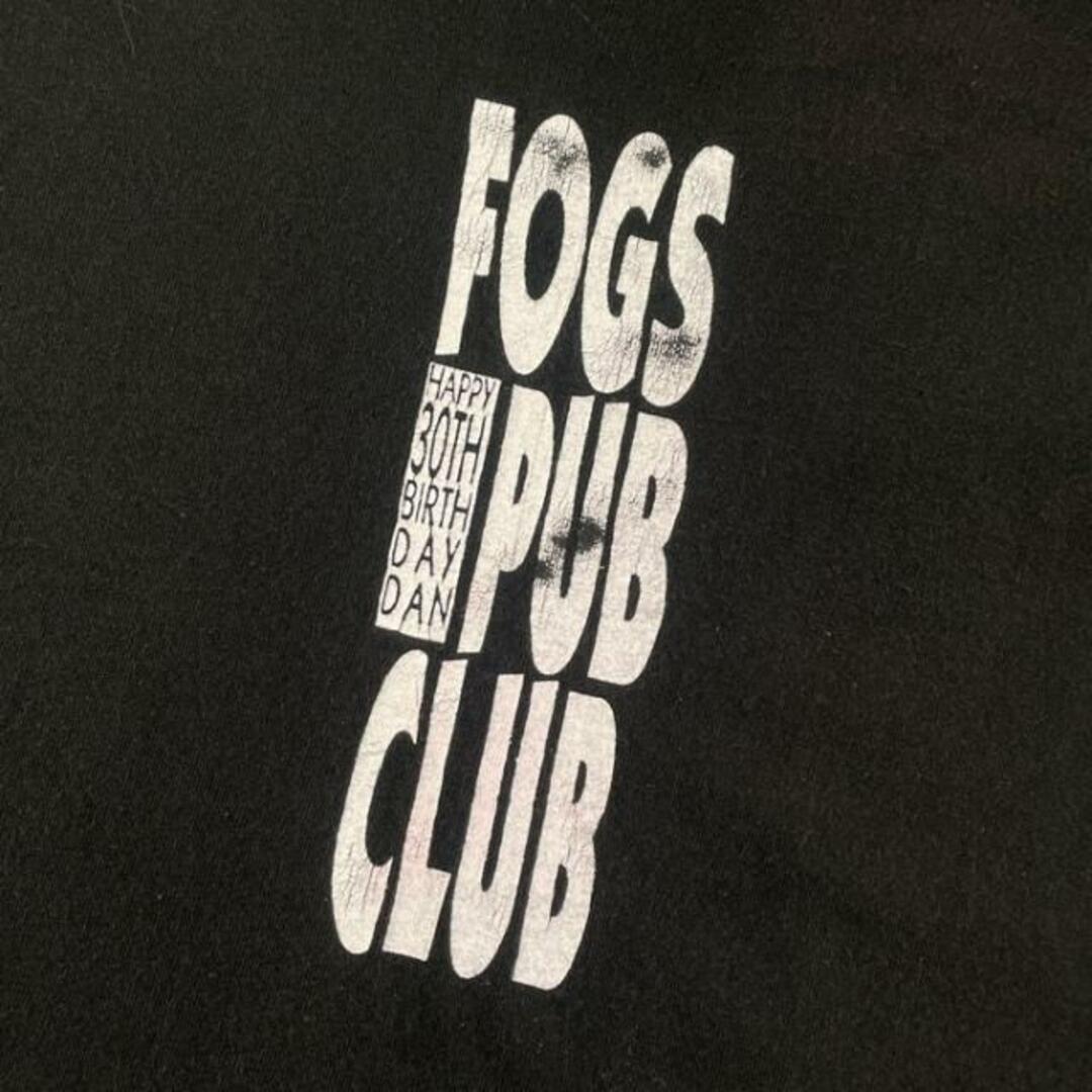 90年代 USA製 FOGS PUB CLUB 企業ロゴ プリントTシャツ メンズXL