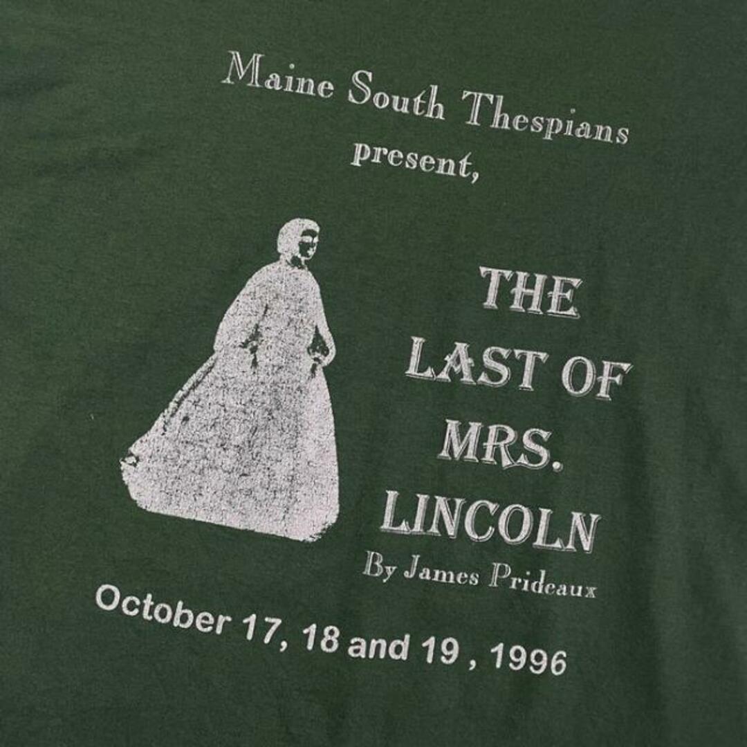 90年代 THE LAST OF MRS.LINCOLN カレッジ 演劇 プリントTシャツ ...