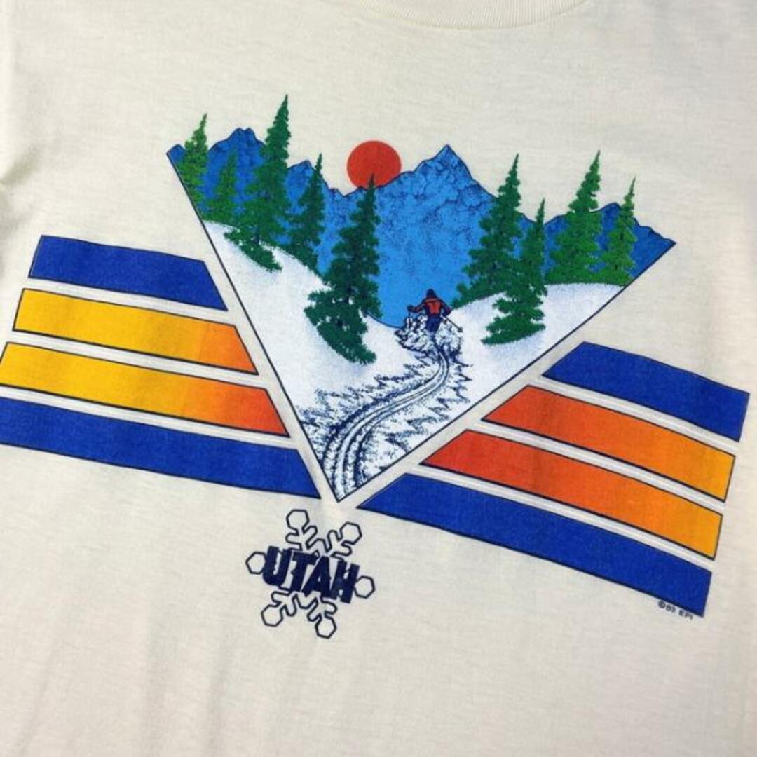 80年代 USA製 UTAH スーベニア アート プリントTシャツ メンズS相当 ...