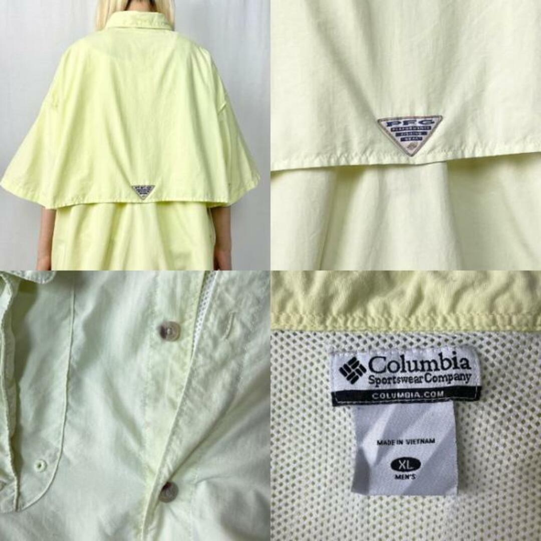 Columbia PFG コロンビア 半袖 フィッシングシャツ メンズXL