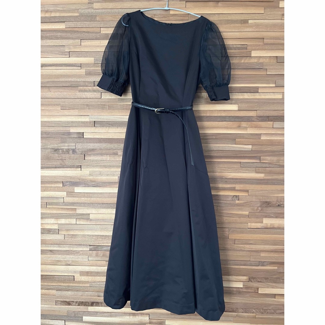 AMERI SHEER PUFF SLEEVE DRESS