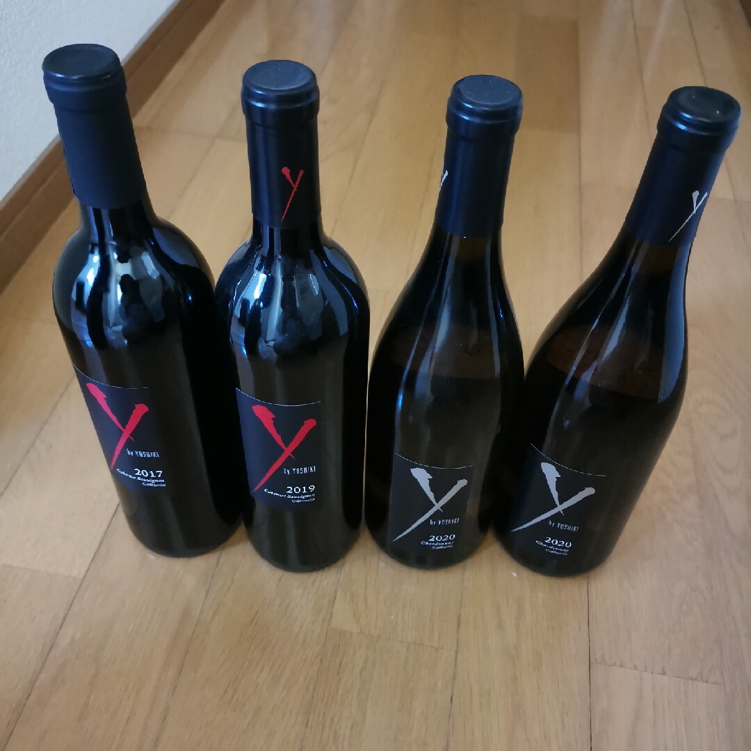 クリアランス超高品質 yoshiki ワイン 赤2本と白2本のセット 食品/飲料 ...