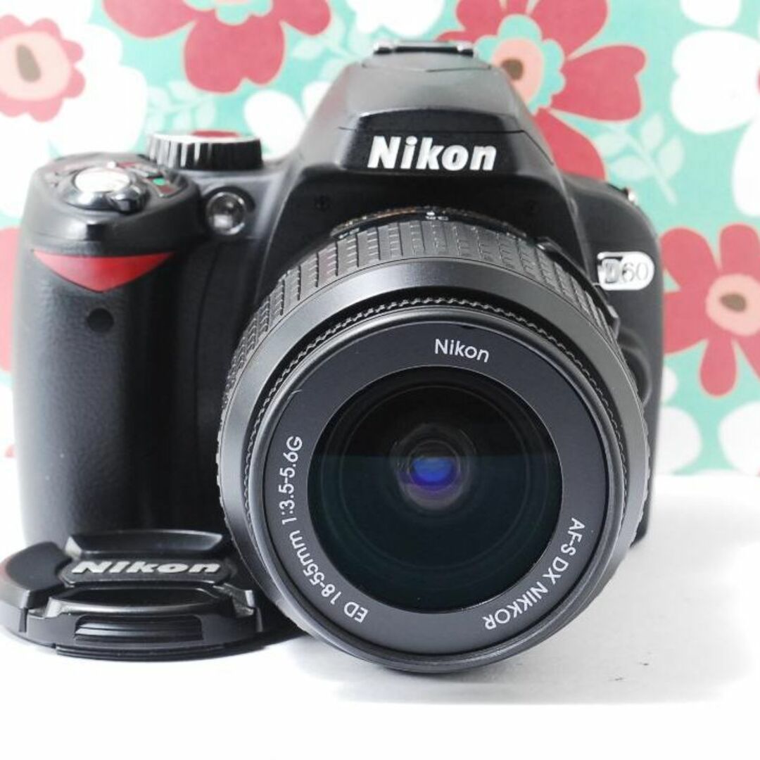 ❤️初心者お勧め❤Nikon Ｄ60❤️小さい軽るい簡単綺麗❤望遠レンズセット❤