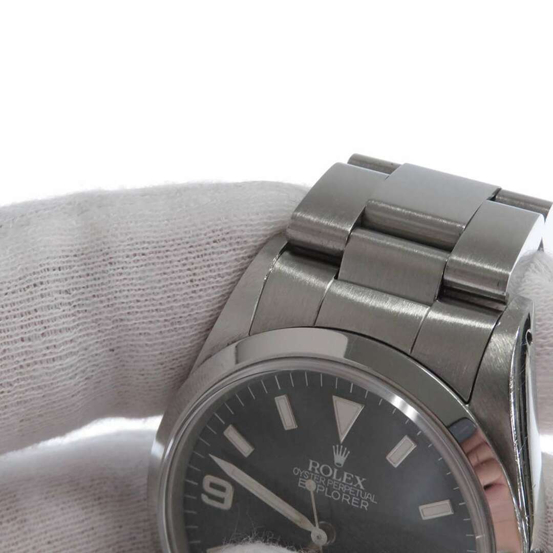 ロレックス エクスプローラー1 X番 14270 ROLEX 腕時計 黒文字盤