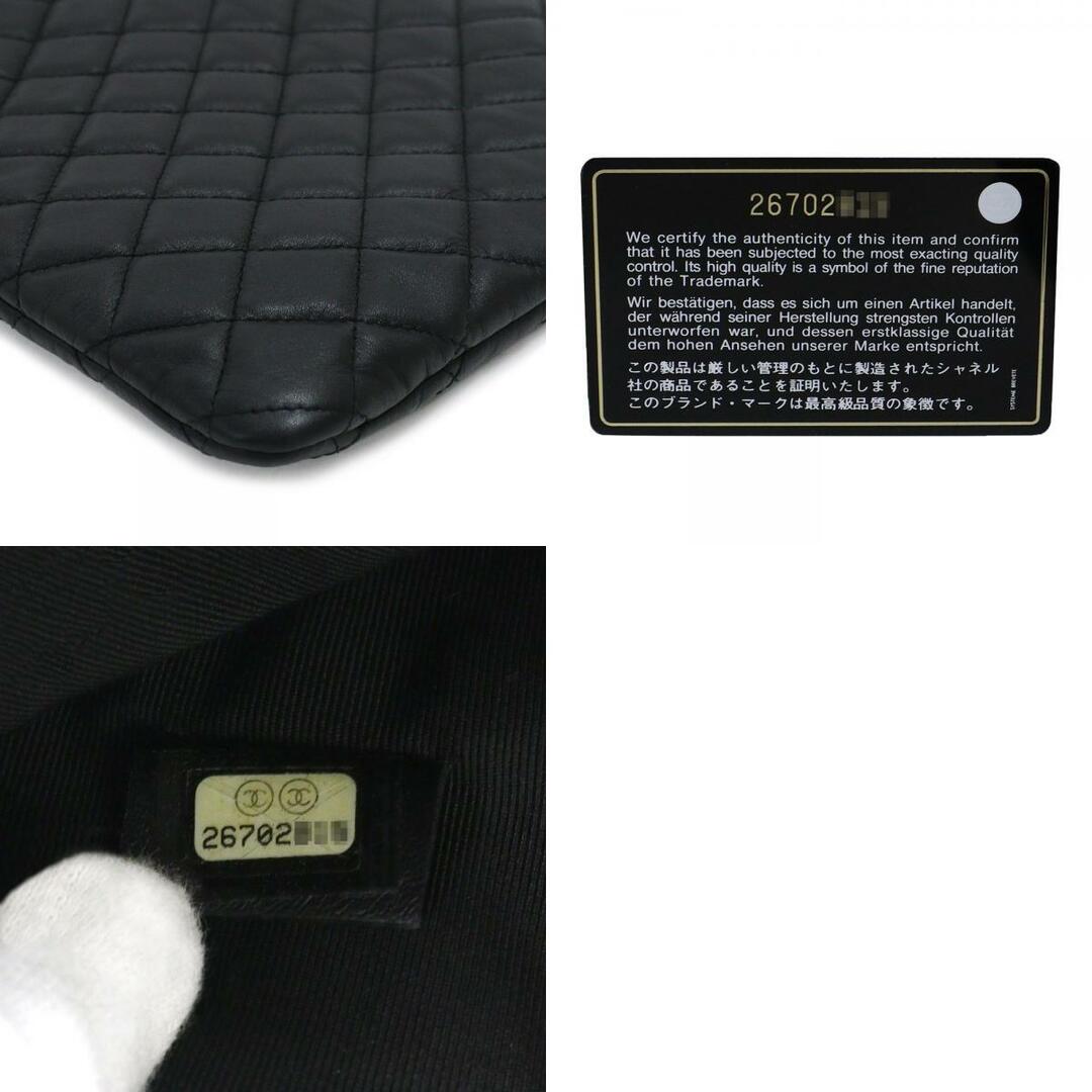 CHANEL(シャネル)のシャネル ボーイシャネル ココマーク マトラッセ クラッチバッグ ラムスキン レザー ブラック 黒 ゴールド金具 A80571 CHANEL（新品・未使用品） レディースのバッグ(クラッチバッグ)の商品写真