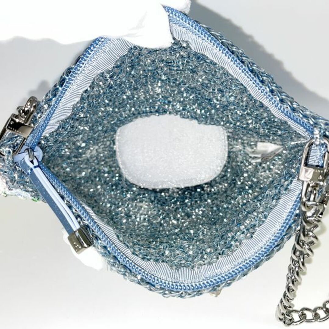 ANTEPRIMA(アンテプリマ)のANTEPRIMA 刺繍 フラワーモチーフ チェーン ショルダーバッグ レディースのバッグ(ショルダーバッグ)の商品写真
