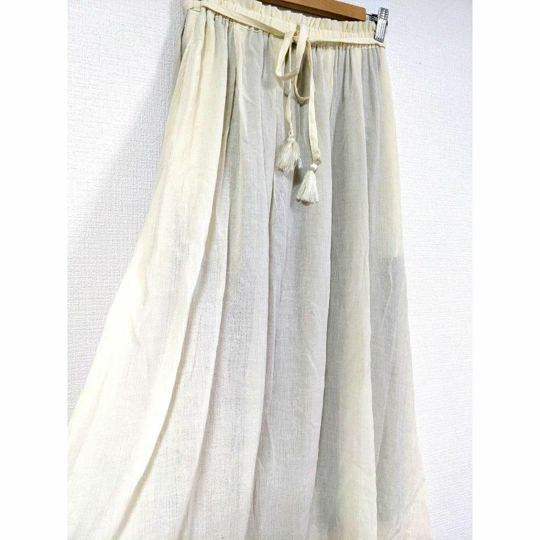 COMME CA ISM(コムサイズム)のコムサイズム 楊柳 ロングスカート レーヨン 9 レディースのスカート(ロングスカート)の商品写真