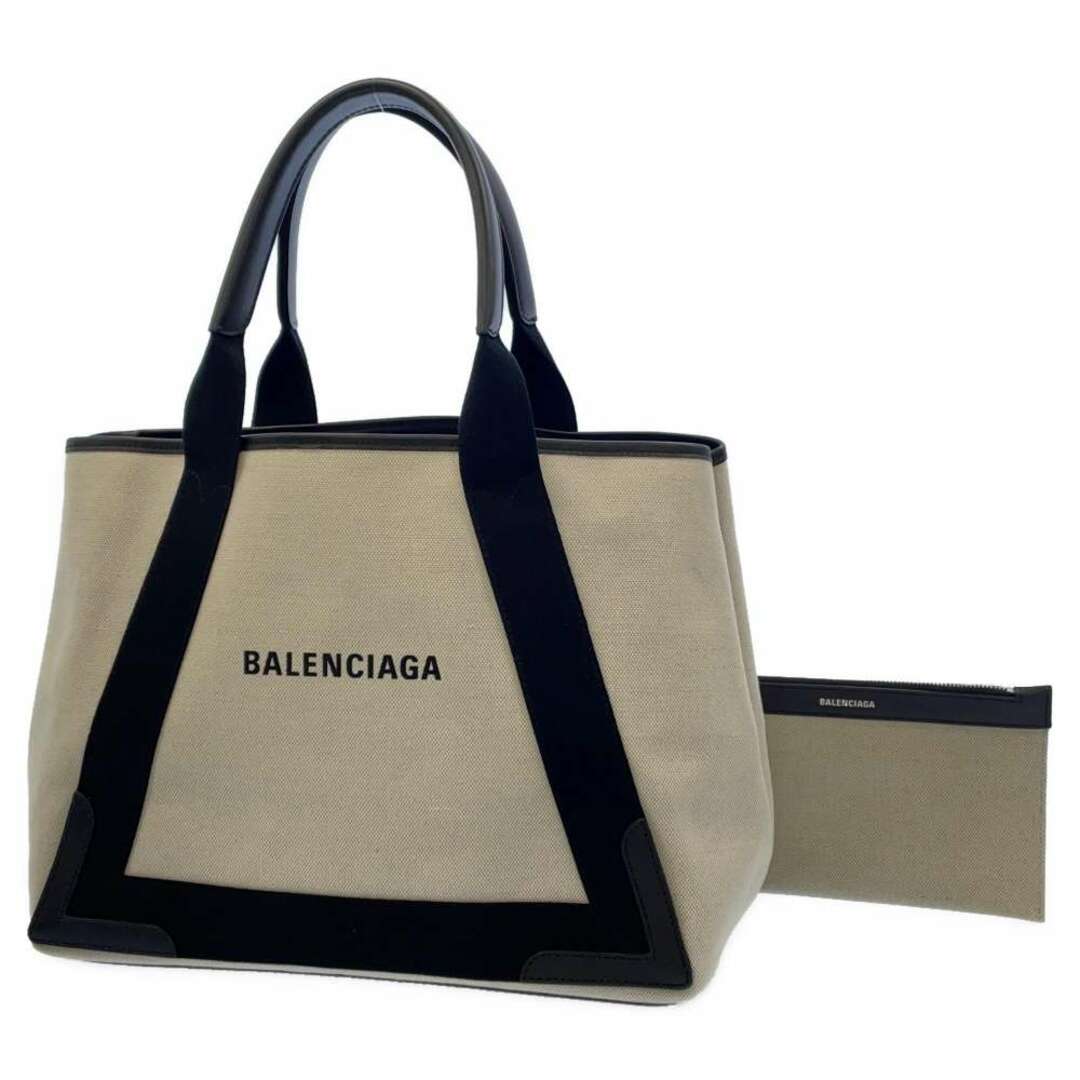 バレンシアガ トートバッグ ネイビーカバス ミディアム ポーチ付き 581292 BALENCIAGA バッグ カバM 黒 | フリマアプリ ラクマ