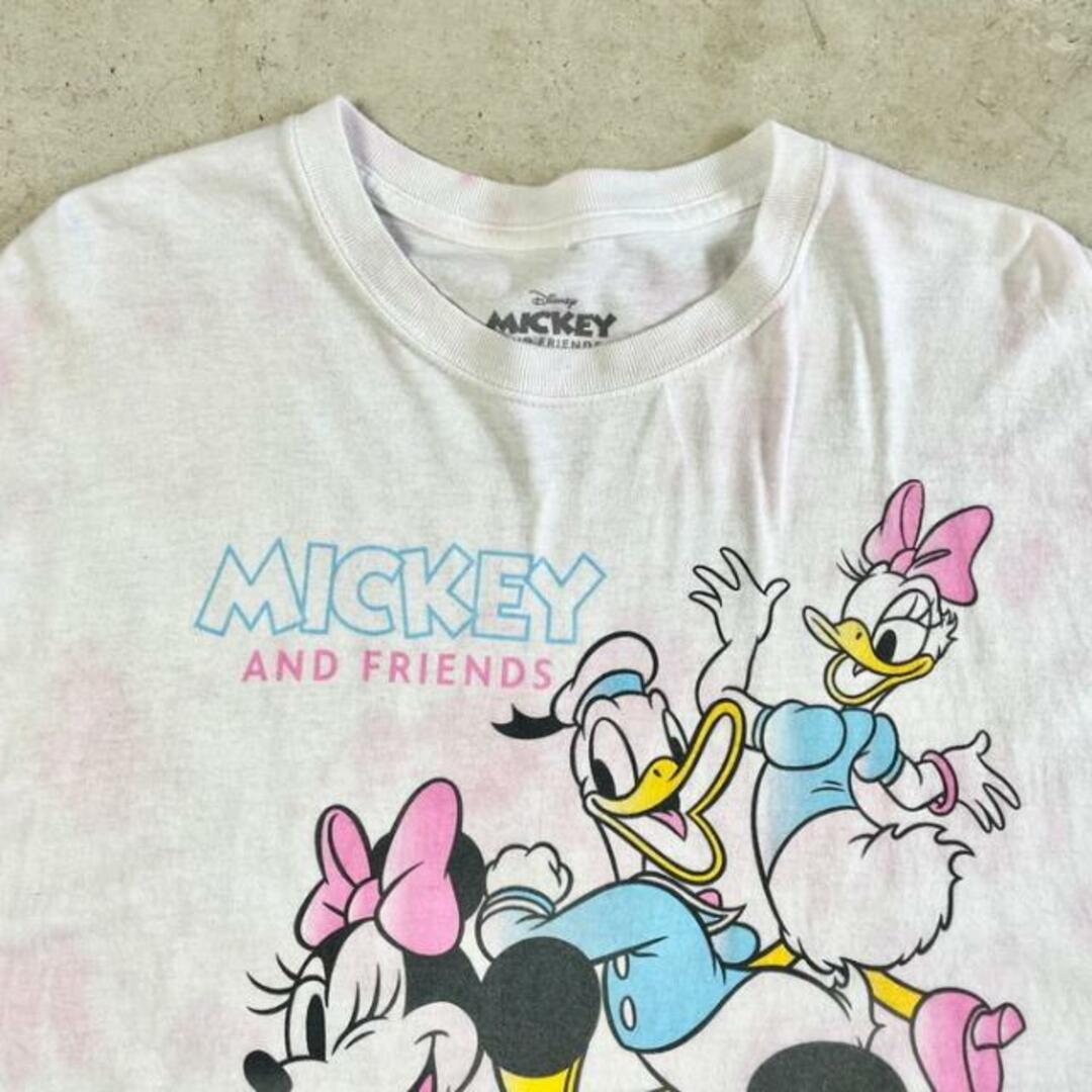 DisneyディズニーキャラクターTシャツタイダイ染めmickeyミッキー