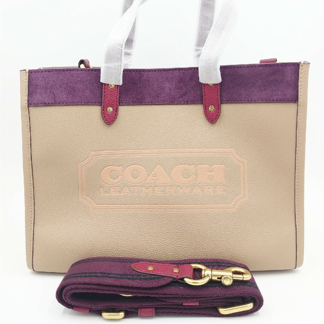 新品】COACH トートバッグ 2way ブラウン 新品工具 6090円引き www